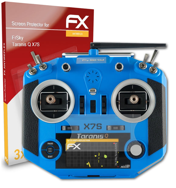 atFoliX FX-Antireflex Displayschutzfolie für FrSky Taranis Q X7S