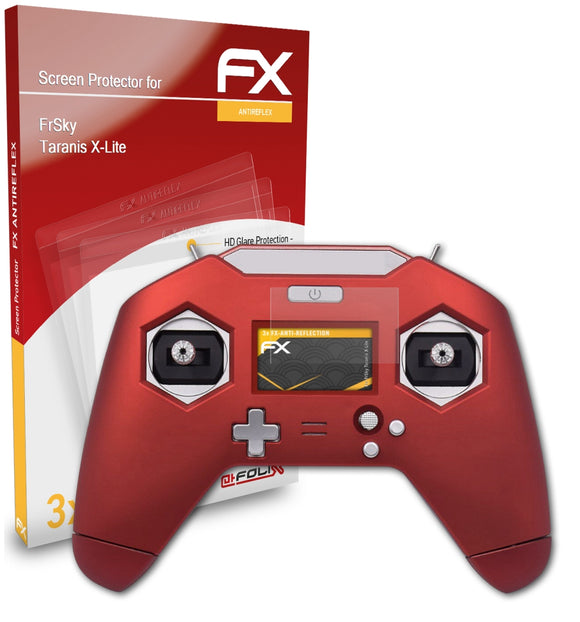 atFoliX FX-Antireflex Displayschutzfolie für FrSky Taranis X-Lite