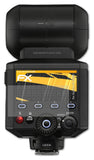 Panzerfolie atFoliX kompatibel mit Fujifilm EF-X500, entspiegelnde und stoßdämpfende FX (3X)