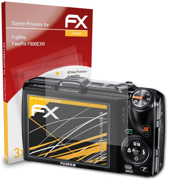 atFoliX FX-Antireflex Displayschutzfolie für Fujifilm FinePix F600EXR