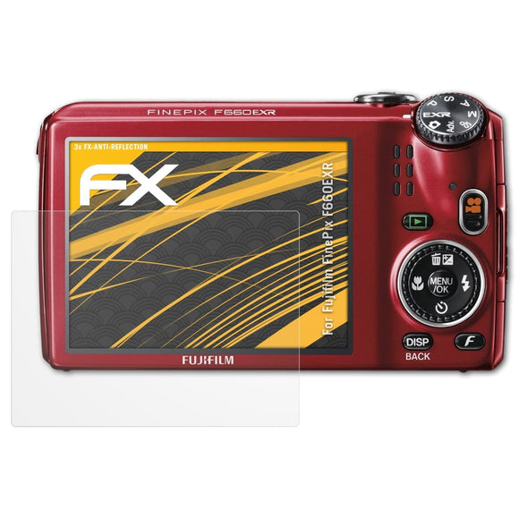 atFoliX FX-Antireflex Displayschutzfolie für Fujifilm FinePix F660EXR