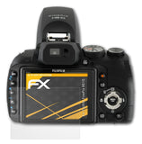 Panzerfolie atFoliX kompatibel mit Fujifilm FinePix HS10, entspiegelnde und stoßdämpfende FX (3X)