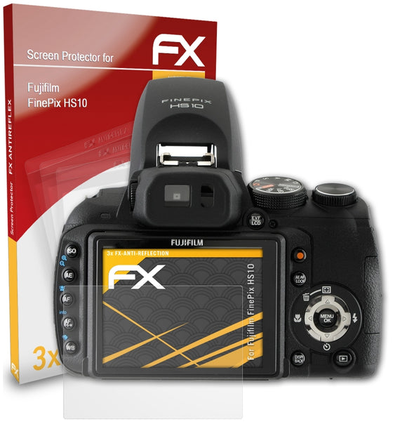 atFoliX FX-Antireflex Displayschutzfolie für Fujifilm FinePix HS10