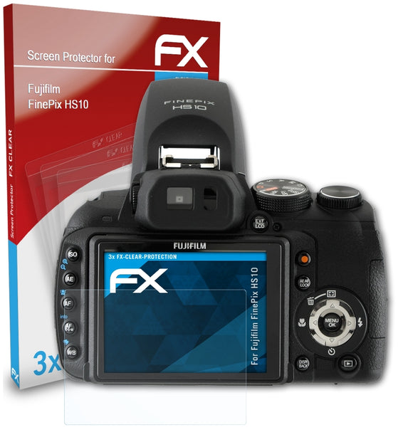atFoliX FX-Clear Schutzfolie für Fujifilm FinePix HS10