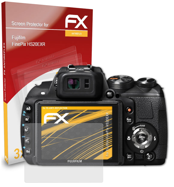 atFoliX FX-Antireflex Displayschutzfolie für Fujifilm FinePix HS20EXR
