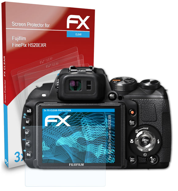 atFoliX FX-Clear Schutzfolie für Fujifilm FinePix HS20EXR