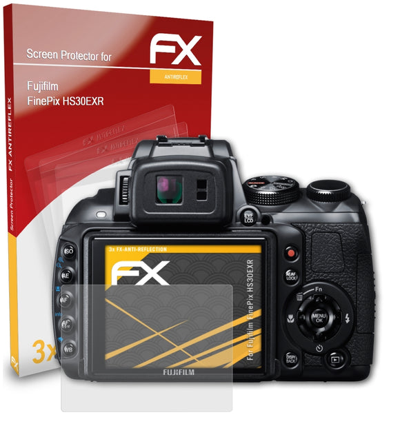 atFoliX FX-Antireflex Displayschutzfolie für Fujifilm FinePix HS30EXR