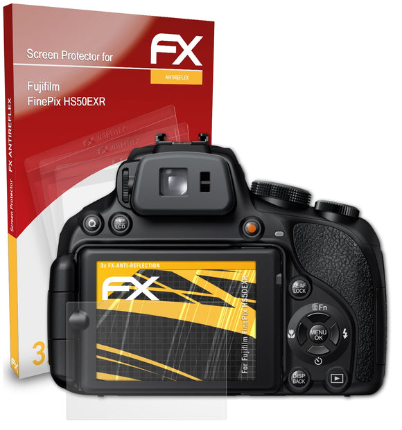 atFoliX FX-Antireflex Displayschutzfolie für Fujifilm FinePix HS50EXR