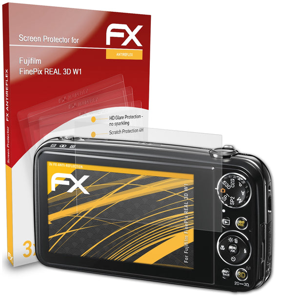 atFoliX FX-Antireflex Displayschutzfolie für Fujifilm FinePix REAL 3D W1