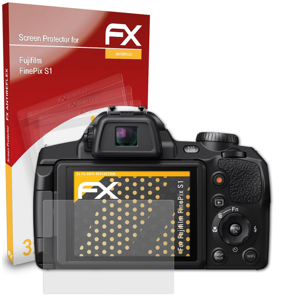 atFoliX FX-Antireflex Displayschutzfolie für Fujifilm FinePix S1