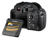 Panzerfolie atFoliX kompatibel mit Fujifilm FinePix S100FS, entspiegelnde und stoßdämpfende FX (3X)