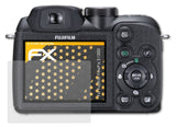 Panzerfolie atFoliX kompatibel mit Fujifilm FinePix S1500, entspiegelnde und stoßdämpfende FX (3X)
