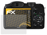 Panzerfolie atFoliX kompatibel mit Fujifilm FinePix S1600, entspiegelnde und stoßdämpfende FX (3X)