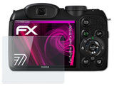 Glasfolie atFoliX kompatibel mit Fujifilm FinePix S1600, 9H Hybrid-Glass FX