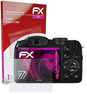 atFoliX FX-Hybrid-Glass Panzerglasfolie für Fujifilm FinePix S1600