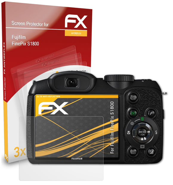 atFoliX FX-Antireflex Displayschutzfolie für Fujifilm FinePix S1800