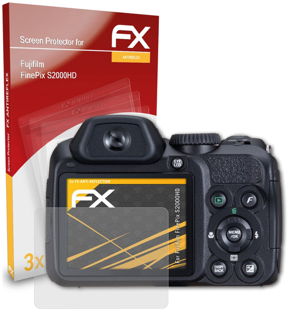 atFoliX FX-Antireflex Displayschutzfolie für Fujifilm FinePix S2000HD