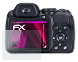 Glasfolie atFoliX kompatibel mit Fujifilm FinePix S2000HD, 9H Hybrid-Glass FX