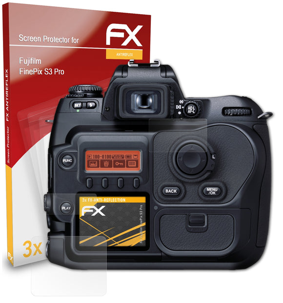 atFoliX FX-Antireflex Displayschutzfolie für Fujifilm FinePix S3 Pro