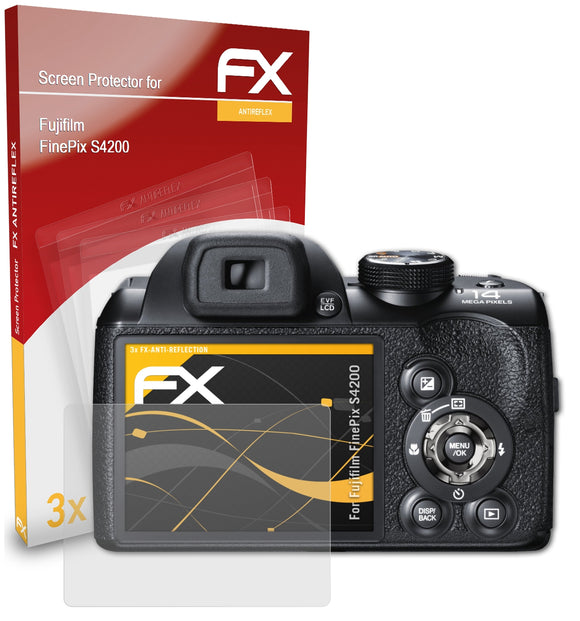 atFoliX FX-Antireflex Displayschutzfolie für Fujifilm FinePix S4200