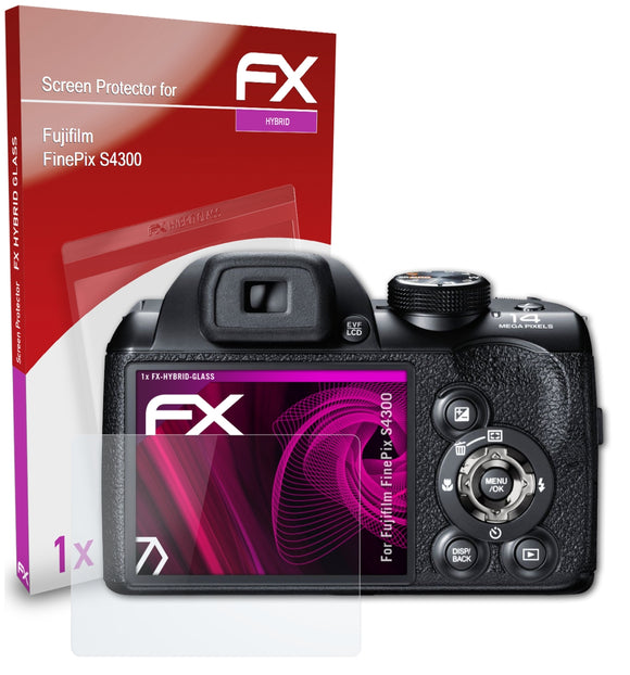atFoliX FX-Hybrid-Glass Panzerglasfolie für Fujifilm FinePix S4300