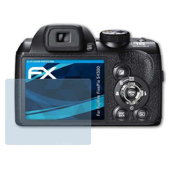 atFoliX FX-Clear Schutzfolie für Fujifilm FinePix S4500