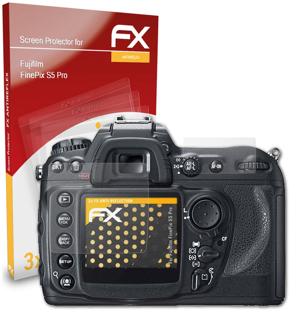 atFoliX FX-Antireflex Displayschutzfolie für Fujifilm FinePix S5 Pro