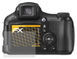 Panzerfolie atFoliX kompatibel mit Fujifilm FinePix S6500FD, entspiegelnde und stoßdämpfende FX (3X)