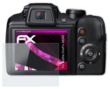 Glasfolie atFoliX kompatibel mit Fujifilm FinePix S8200, 9H Hybrid-Glass FX