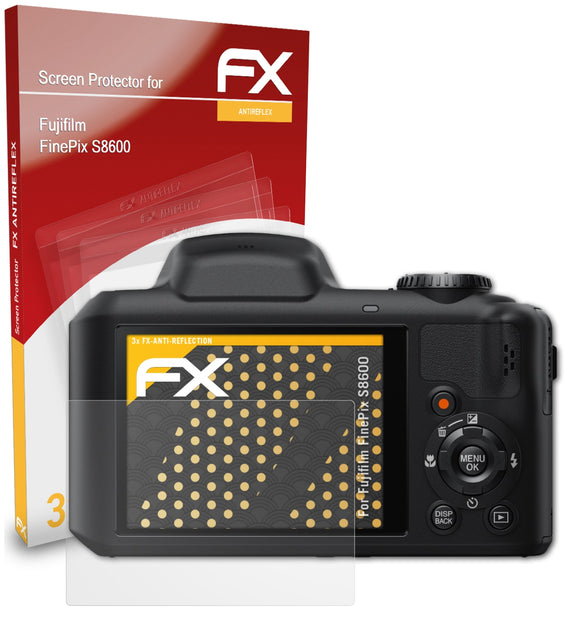 atFoliX FX-Antireflex Displayschutzfolie für Fujifilm FinePix S8600