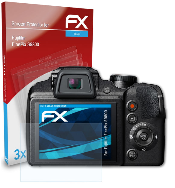 atFoliX FX-Clear Schutzfolie für Fujifilm FinePix S9800