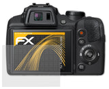 Panzerfolie atFoliX kompatibel mit Fujifilm FinePix SL1000, entspiegelnde und stoßdämpfende FX (3X)