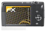 atFoliX Panzerfolie kompatibel mit Fujifilm FinePix T500, entspiegelnde und stoßdämpfende FX Schutzfolie (3X)