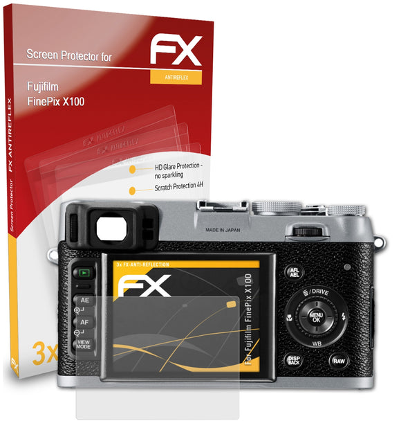 atFoliX FX-Antireflex Displayschutzfolie für Fujifilm FinePix X100