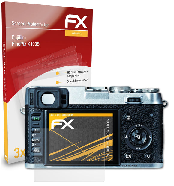atFoliX FX-Antireflex Displayschutzfolie für Fujifilm FinePix X100S
