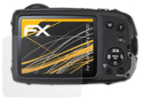 Panzerfolie atFoliX kompatibel mit Fujifilm FinePix XP120, entspiegelnde und stoßdämpfende FX (3X)