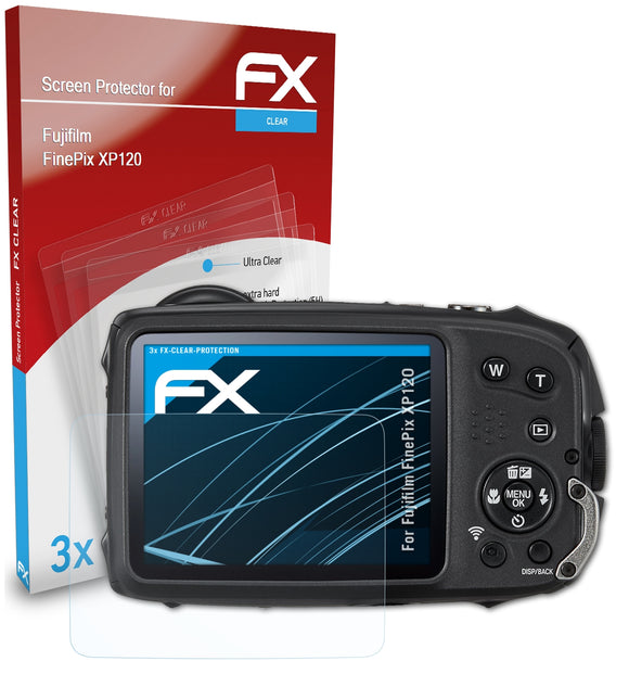 atFoliX FX-Clear Schutzfolie für Fujifilm FinePix XP120