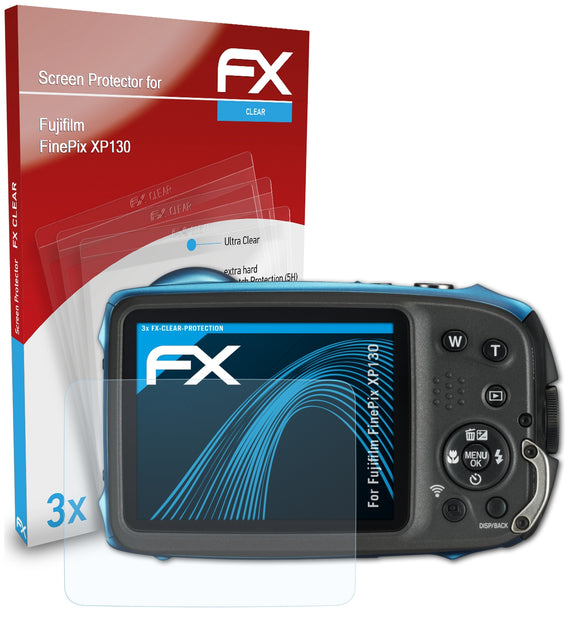 atFoliX FX-Clear Schutzfolie für Fujifilm FinePix XP130