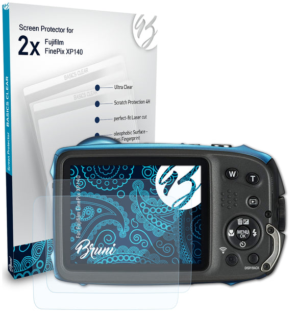 Bruni Basics-Clear Displayschutzfolie für Fujifilm FinePix XP140