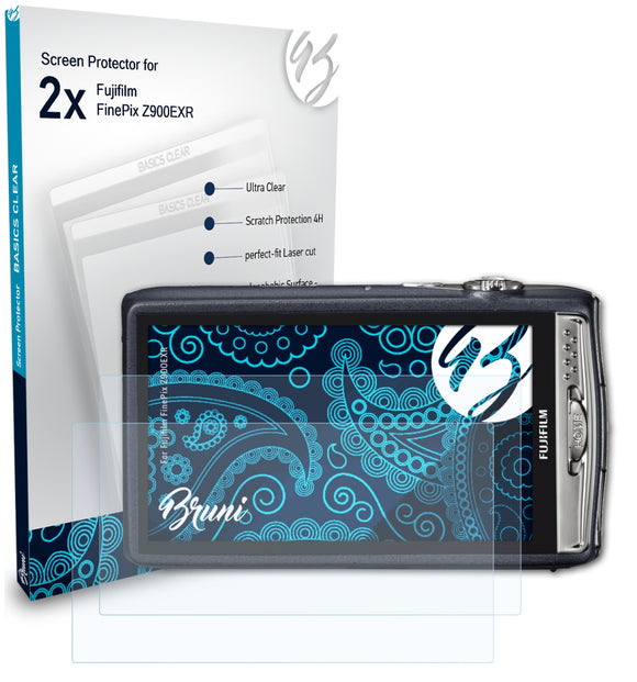 Bruni Basics-Clear Displayschutzfolie für Fujifilm FinePix Z900EXR