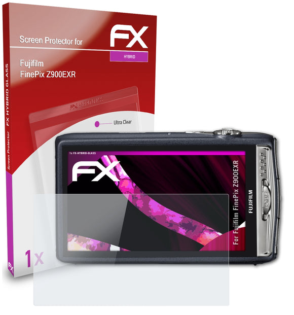 atFoliX FX-Hybrid-Glass Panzerglasfolie für Fujifilm FinePix Z900EXR