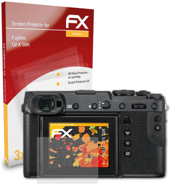 atFoliX FX-Antireflex Displayschutzfolie für Fujifilm GFX 50R
