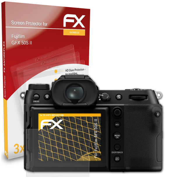 atFoliX FX-Antireflex Displayschutzfolie für Fujifilm GFX 50S II