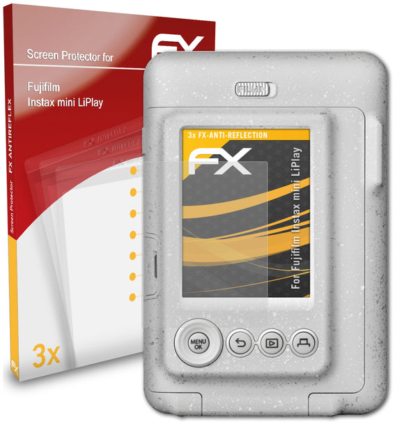 atFoliX FX-Antireflex Displayschutzfolie für Fujifilm Instax mini LiPlay