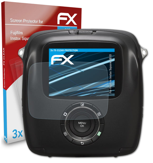 atFoliX FX-Clear Schutzfolie für Fujifilm Instax Square SQ10
