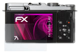 atFoliX Glasfolie kompatibel mit Fujifilm X-A2, 9H Hybrid-Glass FX Panzerfolie