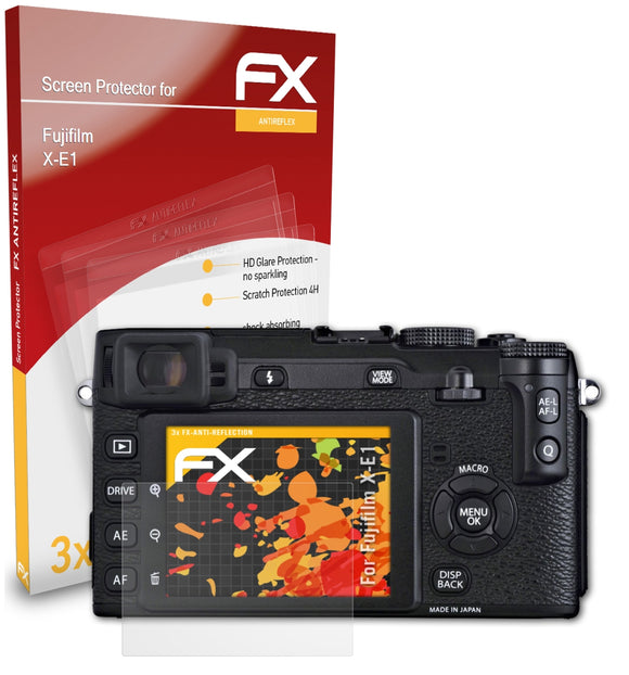 atFoliX FX-Antireflex Displayschutzfolie für Fujifilm X-E1