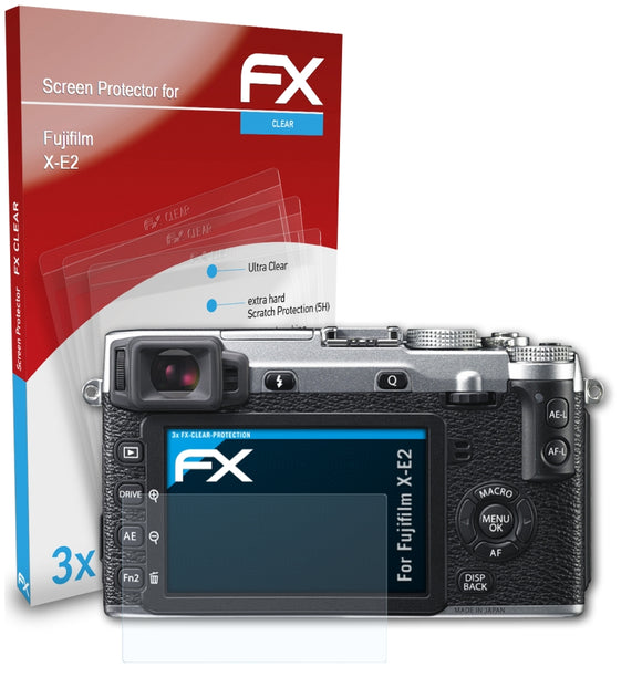 atFoliX FX-Clear Schutzfolie für Fujifilm X-E2