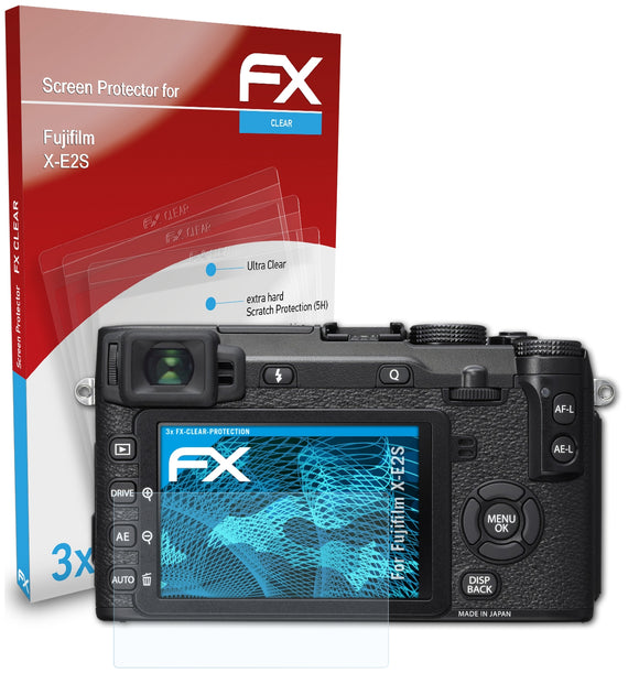 atFoliX FX-Clear Schutzfolie für Fujifilm X-E2S