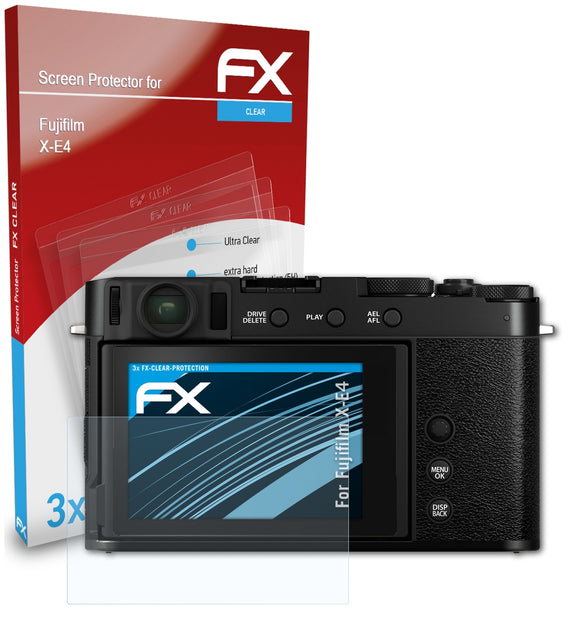 atFoliX FX-Clear Schutzfolie für Fujifilm X-E4
